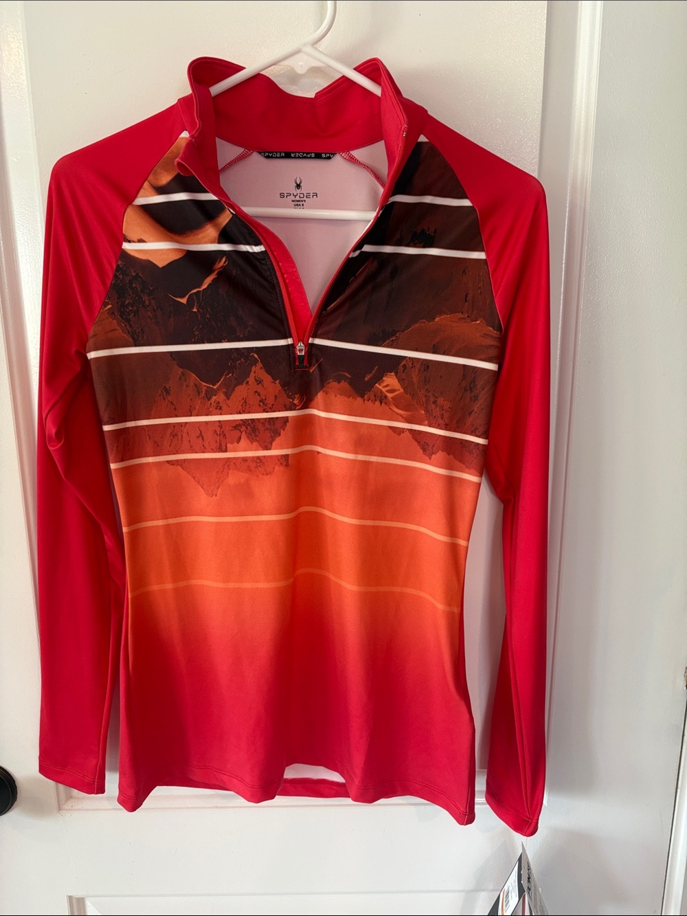 Spyder Women's Showcase Performance Half-Zip Top in Mountain Fade NWT, S